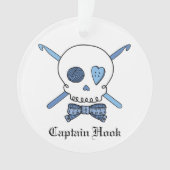 Capitaine Hook - crâne de crochet (bleu) (devant)
