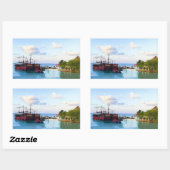 Capitaine Hook Pirate Ship, Stickers Cancun (Feuille)