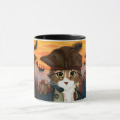 Capitaine Lion, chat de pirate et tasse d'art (Centre)