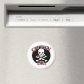 Capitaine Maman (Rose) Magnet (In Situ (Lave-vaisselle))