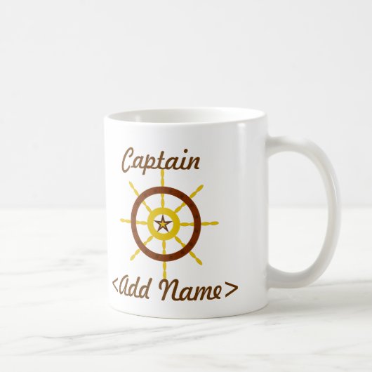 Capitaine Mug personnalisé (Droite)