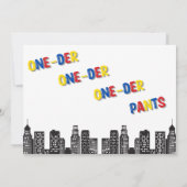 Capitaine One-derpants Invitation pour le premier  (Dos)