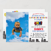 Capitaine One-derpants Invitation pour le premier  (Devant / Derrière)