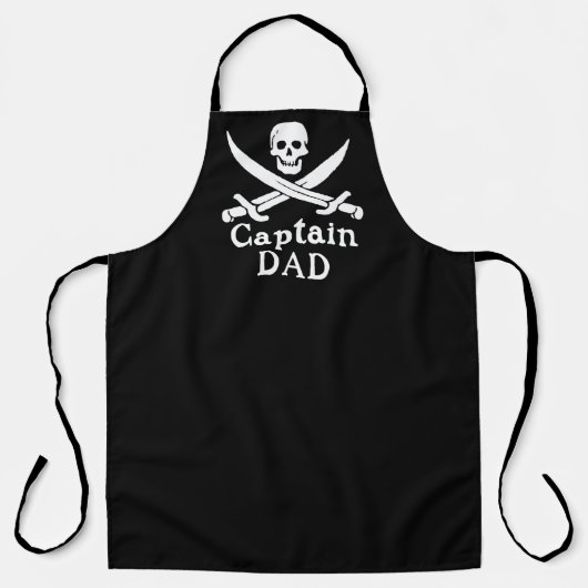 Capitaine Papa - Tablier D'Impression Tout-En-Dess (Recto)