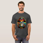 Capitaine pirate T-Shirt (Devant entier)