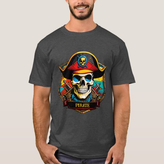 Capitaine pirate T-Shirt (Devant)