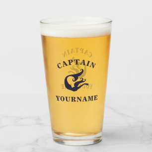 Capitaine Votre Nom Mermaid Verre De Tumbler Nauti