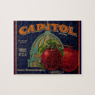 Capital Apple Label Sacramento Legpuzzel