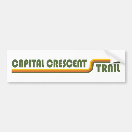 Capital Crescent Trail Bumpersticker (Voorkant)