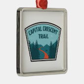Capital Crescent Trail Metalen Ornament (Rechts)