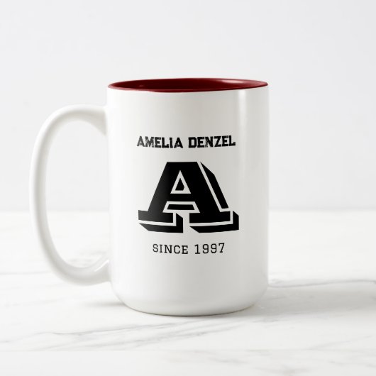Capital Name Mug Cup in Mug cup collection (Gauche)