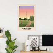 Capital Ring Long Distance Path Travel Poster (Bureau à domicile)