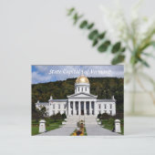 Capitale d'État du Vermont- Carte postale (Debout devant)