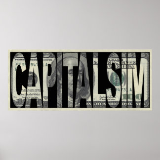 Capitalisme Money Poster