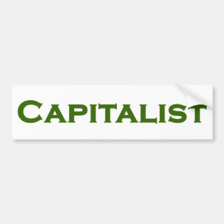 CAPITALIST Bumpersticker