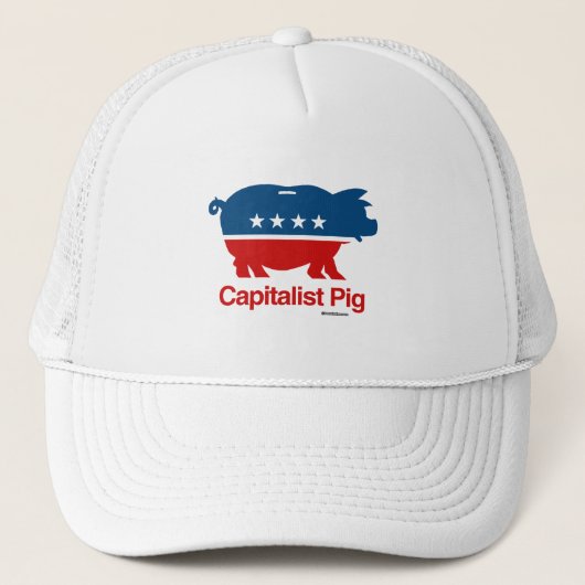 Capitaliste Pig Trucker Pet (Voorkant)