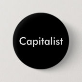 Capitalistische Button (Voorkant)
