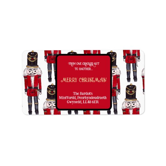 Capitan Nutcracker Soldier Return Label (Voorkant)