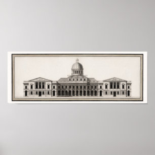 Capitol Architecture Drawing Verenigde Staten - 17 Poster