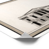 Capitol Architecture Drawing Verenigde Staten - 17 Poster (Hoek)