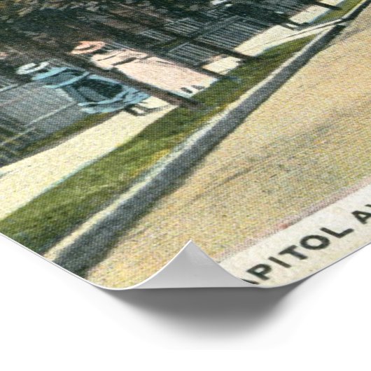 Capitol Ave, Little Rock, AR  Poster (Hoek)