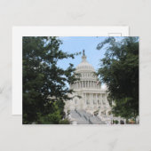 Capitol Building Framed Bomen Briefkaart (Voorkant / Achterkant)