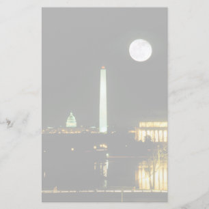 Capitol Building, Lincoln Memorial, Washington Briefpapier
