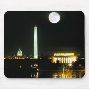 Capitol Building, Lincoln Memorial, Washington Muismat