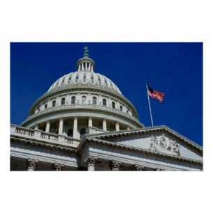 Capitol Building, Washington, VS Perfect Poster