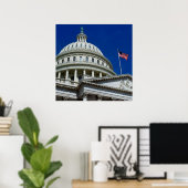 Capitol Building, Washington, VS Poster (Thuiskantoor)