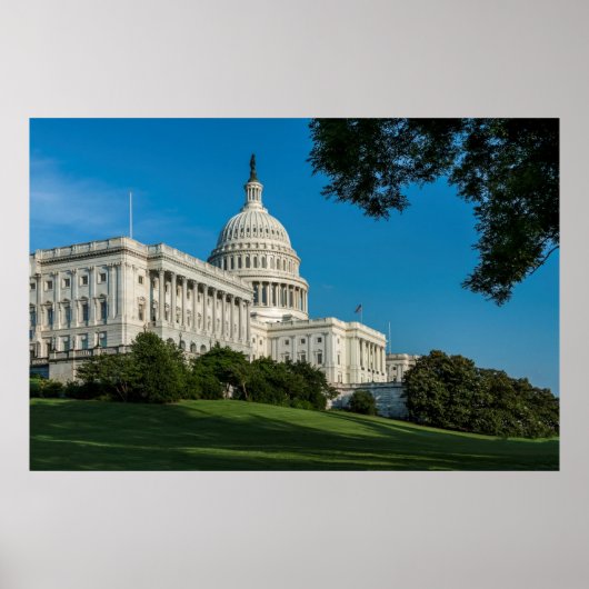 Capitol Building West Uitzicht Poster (Voorkant)