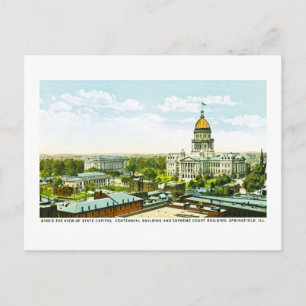 Capitol Centennial Building, Springfield, Illinois Briefkaart
