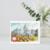 Capitol de Pennsylvanie vintage avec carte postale (Debout devant)