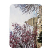 Capitol en Cherry-bloesems Magneet (Verticaal)
