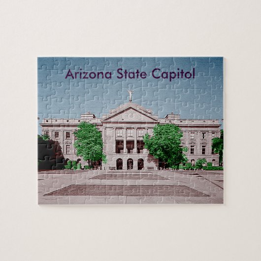 Capitol gekleurd in Arizona State Legpuzzel (Horizontaal)