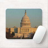 Capitol met kerstfeest Washington DC-feestdag Muismat (Met muis)