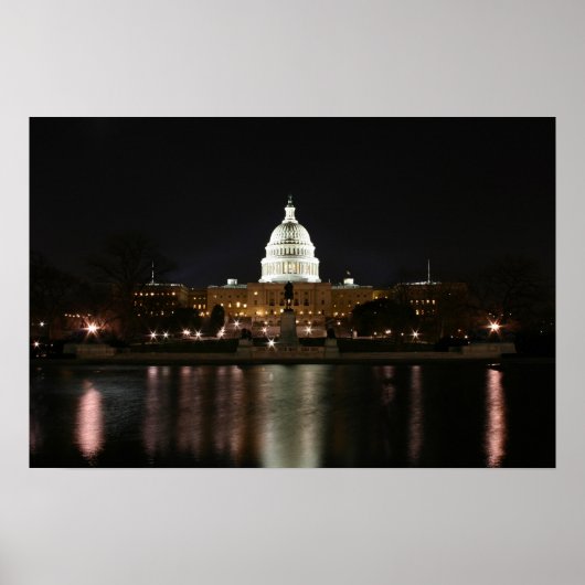 Capitol Night Poster (Voorkant)