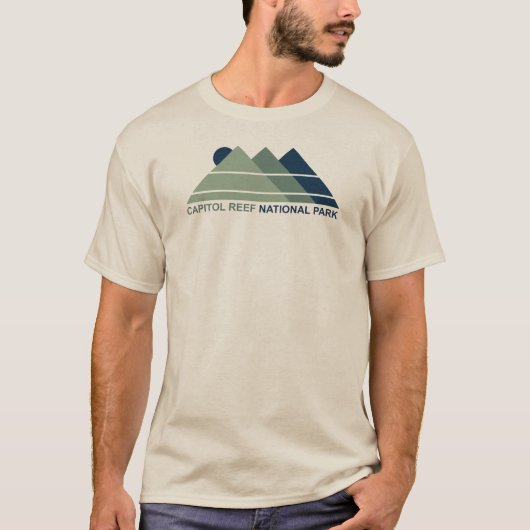 Capitol reef National Park Mountain Sun T-shirt (Voorkant)