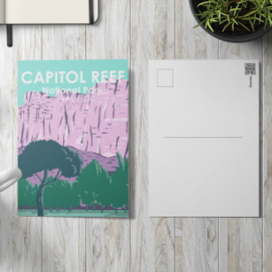 Capitol Reef National Park Utah Carte postale Vint