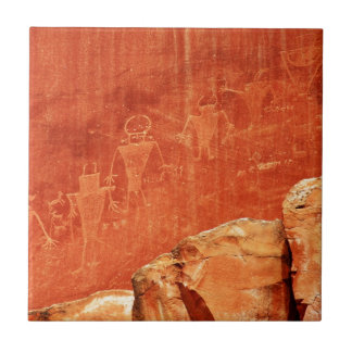 Capitol reef Petroglyphs Tegeltje