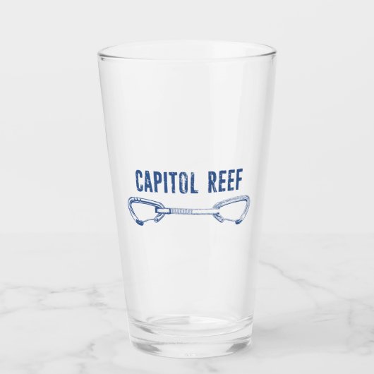 Capitol Reef Rock Climbing Quickdraw Glas (Voorkant)