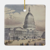 Capitol Washinton DC Verenigde Staten Keramisch Ornament (Achterkant)