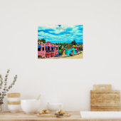 Capitola Cacitas California Coast Poster (Keuken)