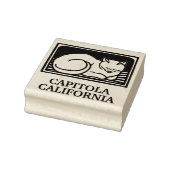 Capitola California kat  kunst Rubberstempel (Stempel)