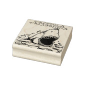 Capitola California Shark Rubber Stamp Rubberstempel (Stempel)
