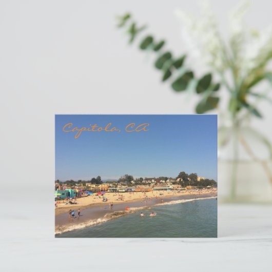 Capitola, carte postale de CA (Debout devant)