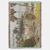 Capitola dorp kustscène met gebouwen deken (Voorkant Verticaal)