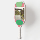 Capitola-scènes met waterkant en brug pickleball paddle (Links)