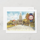 Capitole du Nebraska vintage avec carte postale Se (Devant / Derrière)