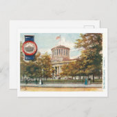 Capitole vintage de l'Ohio avec carte postale Seal (Devant / Derrière)